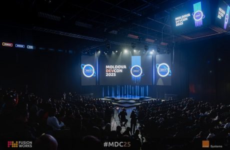 Main stage of Moldova DevCon at Chișinău Arena